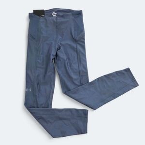 NEW Under Armour Women's Blue Leggings Size Small Compression High Rise Ankle